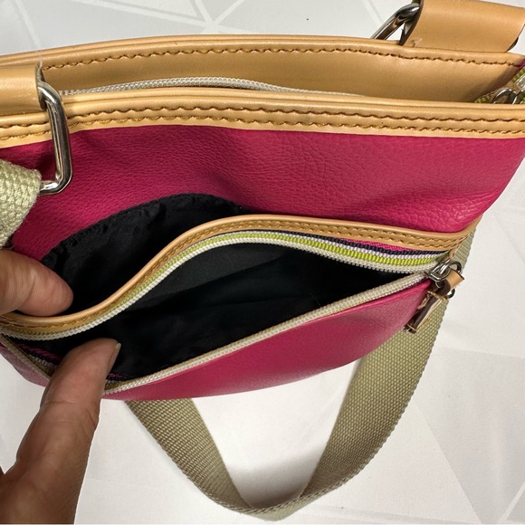 Tommy Hilfiger Women’s Crossbody Pink Small Adjustable Strap Handbag - Picture 7 of 10